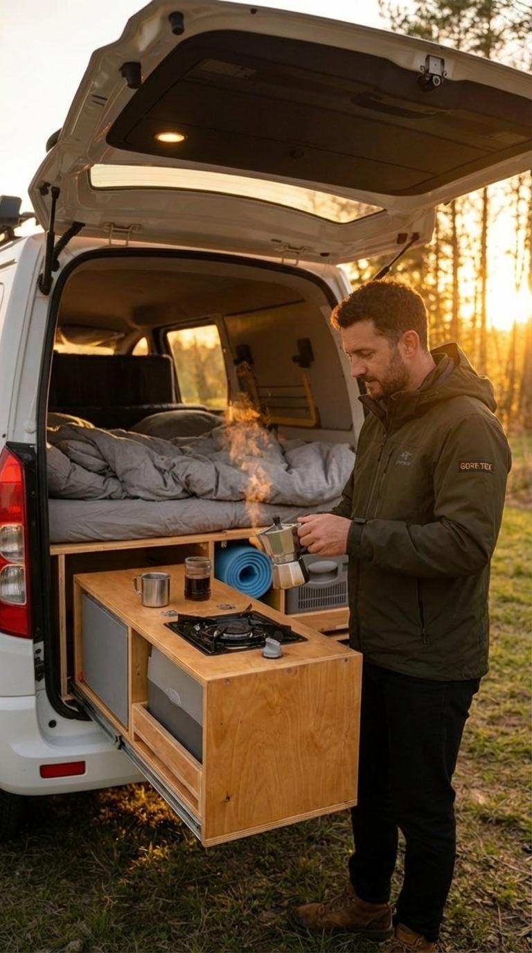 Otto Escape camper, exterior detail